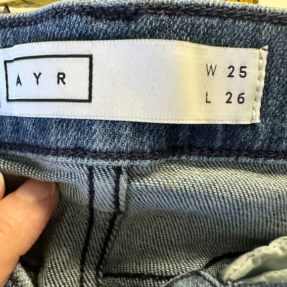AYR The Riser Skinny Leg Jeans Size 25 / 26 - Picture 5 of 9